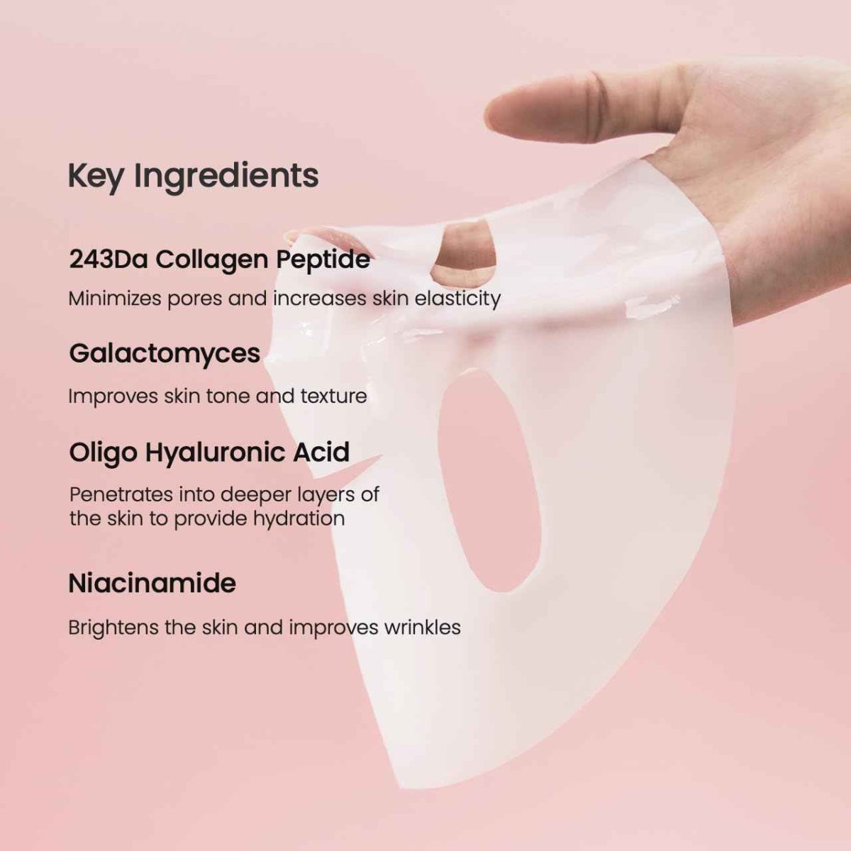 BioCollagen Hydration Mask for Deep Skin Moisture - Gleamsi