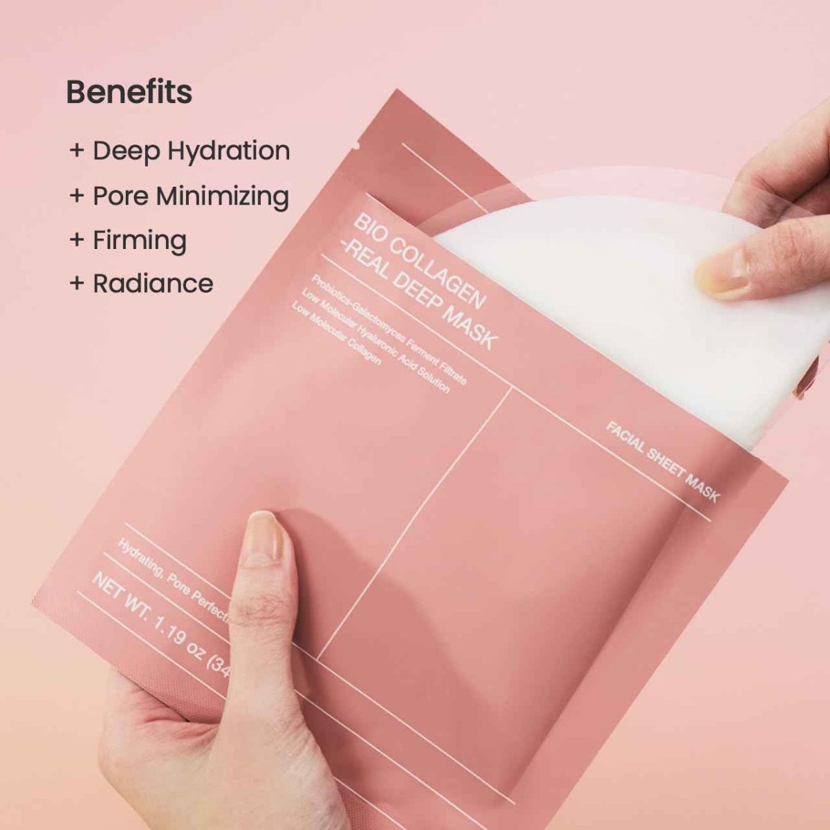 BioCollagen Hydration Mask for Deep Skin Moisture - Gleamsi