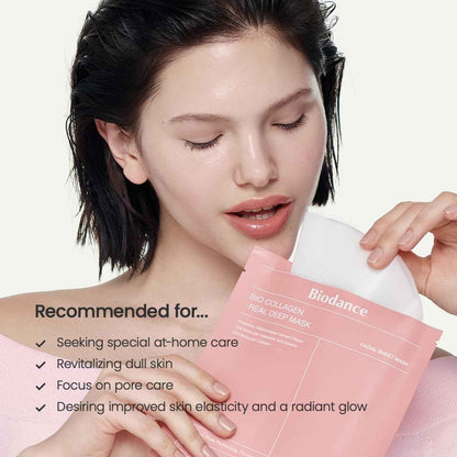 BioCollagen Hydration Mask for Deep Skin Moisture - Gleamsi