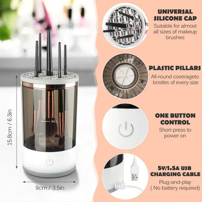 Easy Makeup Brush Cleaner - Gleamsi