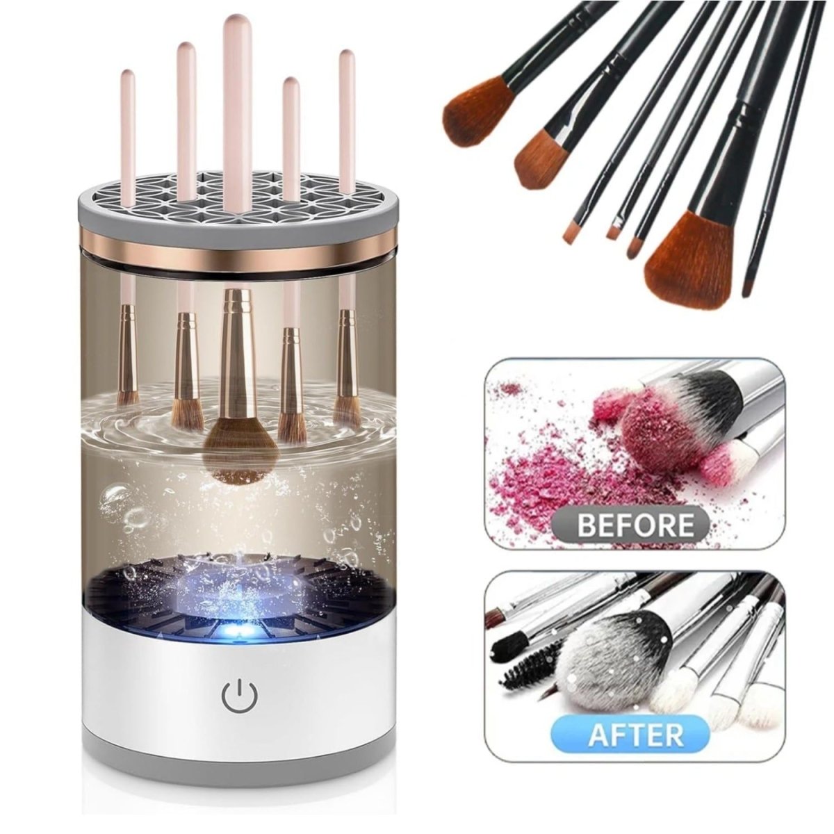Easy Makeup Brush Cleaner - Gleamsi