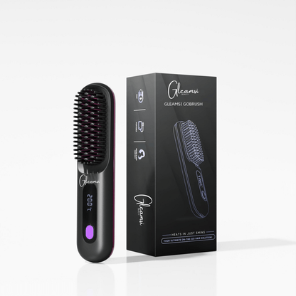 Gleamsi GoBrush Hair Styler Hair Routine - Gleamsi
