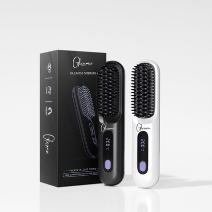 Gleamsi GoBrush Hair Styler Hair Routine - Gleamsi