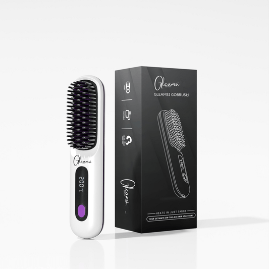 Gleamsi GoBrush Hair Styler Hair Routine - Gleamsi