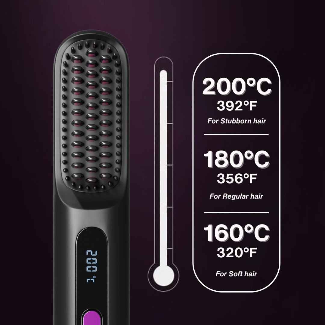 Gleamsi GoBrush Hair Styler Hair Routine - Gleamsi