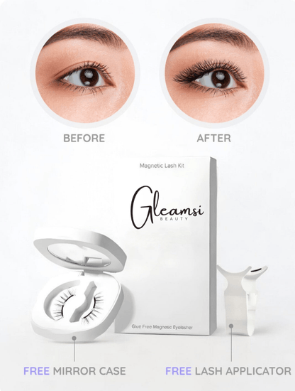 Gleamsi Magnetic Eyelashes Transform Your Look - Gleamsi