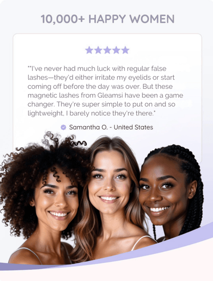 Gleamsi Magnetic Eyelashes Transform Your Look - Gleamsi