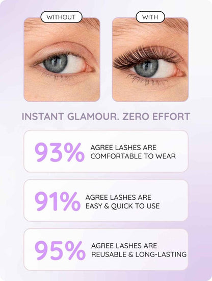 Gleamsi Magnetic Eyelashes Transform Your Look - Gleamsi